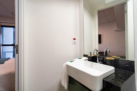 Studio para alugar com 23m², 1 quarto e sem vaga Studio para alugar com 23m², 1 quarto e sem vagaBanheiro