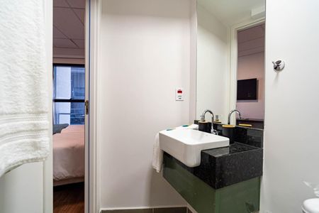 Studio para alugar com 23m², 1 quarto e sem vaga Studio para alugar com 23m², 1 quarto e sem vagaBanheiro