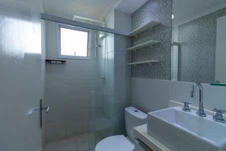 Banheiro de apartamento para alugar com 2 quartos, 48m² em Chácara Granja Velha, Cotia