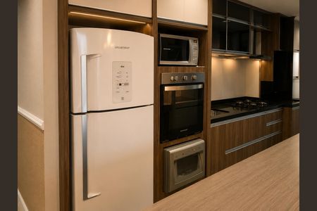 Cozinha de apartamento à venda com 3 quartos, 83m² em Retiro, Jundiaí