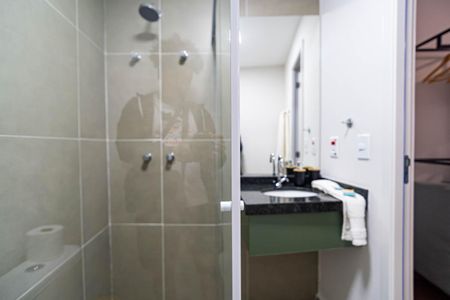 Studio para alugar com 17m², 1 quarto e sem vaga Studio para alugar com 17m², 1 quarto e sem vagaBanheiro