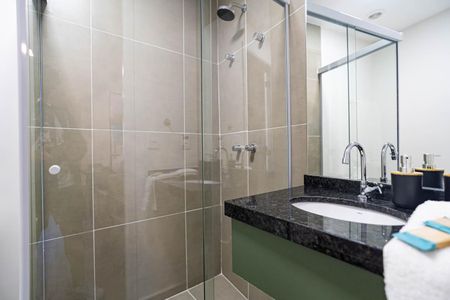 Studio para alugar com 17m², 1 quarto e sem vaga Studio para alugar com 17m², 1 quarto e sem vagaBanheiro
