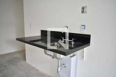 Cozinha de apartamento à venda com 1 quarto, 27m² em Vila Clementino, São Paulo
