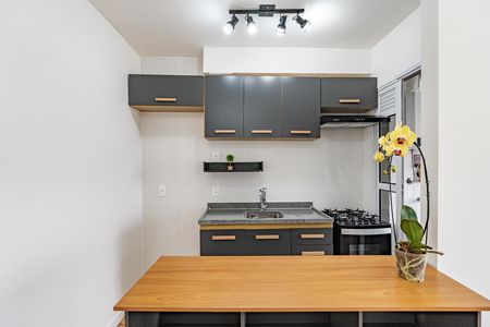 Cozinha de apartamento para alugar com 2 quartos, 42m² em Vila Vermelha, São Paulo