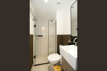 Studio para alugar com 25m², 1 quarto e sem vaga Studio para alugar com 25m², 1 quarto e sem vagaBanheiro