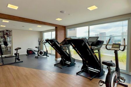 Studio para alugar com 25m², 1 quarto e sem vaga Studio para alugar com 25m², 1 quarto e sem vagaÁrea Comum - Academia