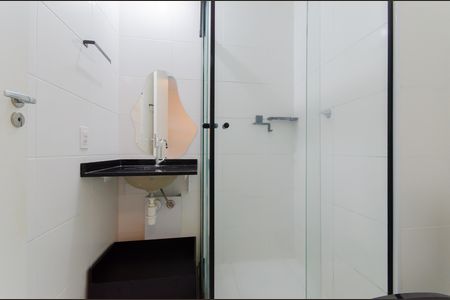 Banheiro de apartamento para alugar com 1 quarto, 28m² em Vila Dom Pedro I, São Paulo