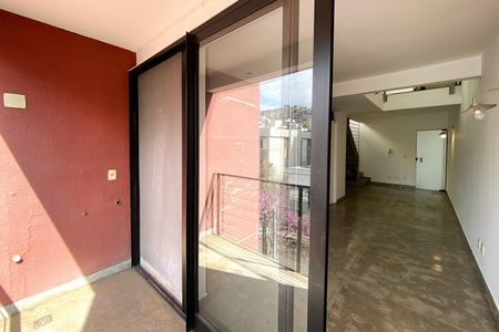 Varanda da Sala de apartamento à venda com 1 quarto, 94m² em Serra, Belo Horizonte