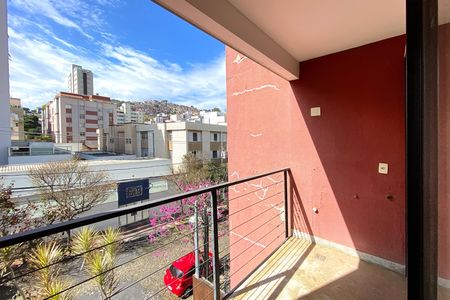 Varanda da Sala de apartamento à venda com 1 quarto, 94m² em Serra, Belo Horizonte