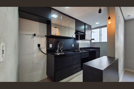 Cozinha de apartamento para alugar com 2 quartos, 49m² em Vila Homero Thon, Santo André