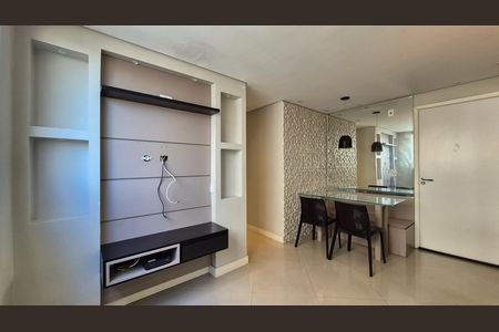 Sala de apartamento para alugar com 2 quartos, 49m² em Vila Homero Thon, Santo André