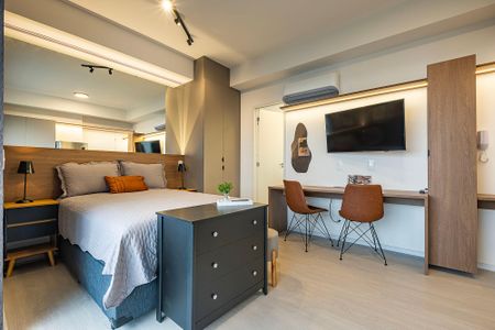 Studio de kitnet/studio para alugar com 1 quarto, 29m² em Pinheiros, São Paulo