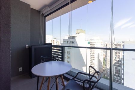 Vista/Varanda de kitnet/studio para alugar com 1 quarto, 26m² em Pinheiros, São Paulo