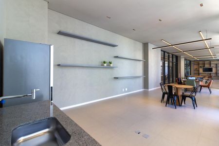 Área comum - Coworking de kitnet/studio para alugar com 1 quarto, 26m² em Pinheiros, São Paulo