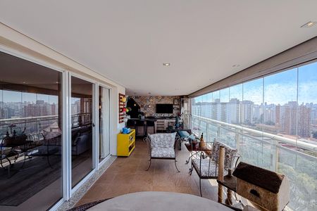 Varanda da Sala de apartamento para alugar com 4 quartos, 240m² em Ipiranga, São Paulo