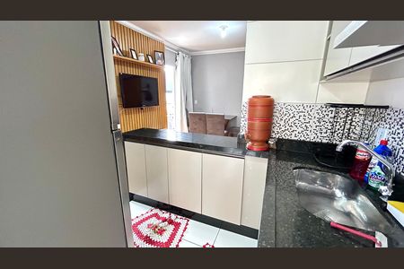 Cozinha de apartamento para alugar com 2 quartos, 42m² em Vila Nova Bonsucesso, Guarulhos