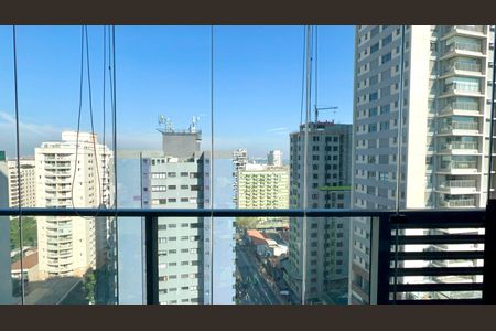 Varanda de kitnet/studio para alugar com 1 quarto, 26m² em Pinheiros, São Paulo