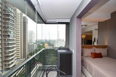 Studio para alugar com 27m², 1 quarto e 1 vaga Studio para alugar com 27m², 1 quarto e 1 vagavaranda quarto