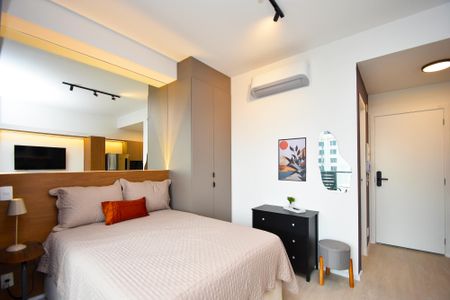Studio para alugar com 27m², 1 quarto e 1 vaga Studio para alugar com 27m², 1 quarto e 1 vagaquarto