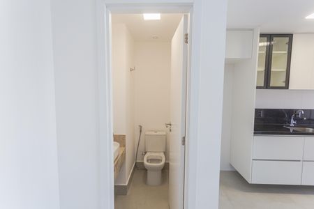 Lavabo na Sala de apartamento para alugar com 2 quartos, 77m² em Funcionários, Belo Horizonte