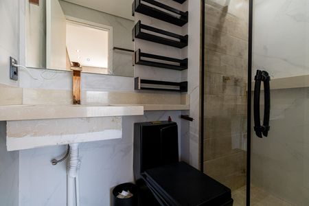 Banheiro de apartamento para alugar com 2 quartos, 43m² em Jardim Maringa, São Paulo