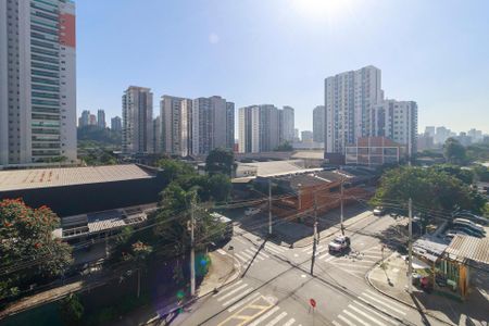 Quarto 1 - Vista de apartamento para alugar com 2 quartos, 32m² em Jardim Caravelas, São Paulo