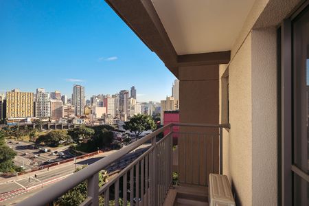 Studio para alugar com 28m², 1 quarto e sem vagaVaranda