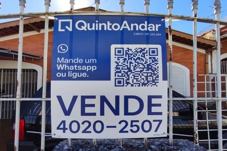 PLACA INSTALADA NA FACHADA de casa à venda com 3 quartos, 80m² em Jardim São Pedro, Campinas