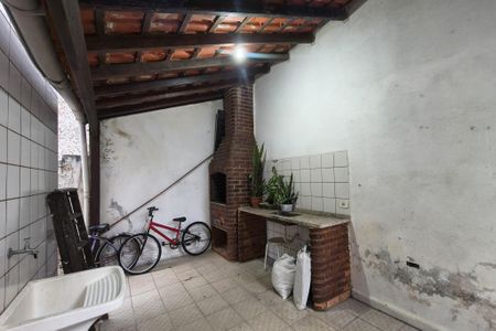 Área comum - Churrasqueira de apartamento para alugar com 1 quarto, 50m² em Cidade Ocian, Praia Grande