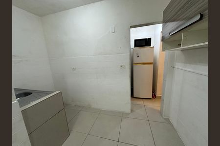 Cozinha de apartamento para alugar com 1 quarto, 40m² em Parque Prainha, São Vicente