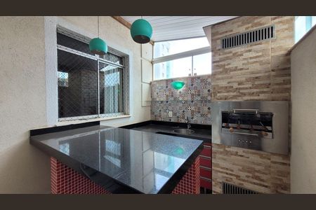 Área Gourmet de apartamento à venda com 3 quartos, 75m² em Buritis, Belo Horizonte