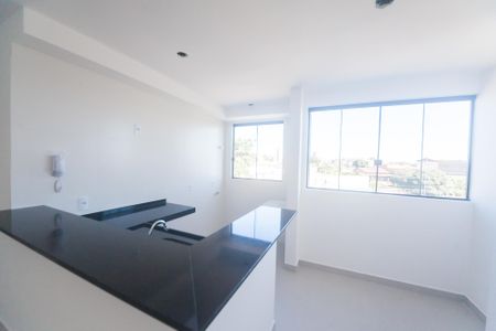 Cozinha de apartamento à venda com 2 quartos, 55m² em Goiânia, Belo Horizonte