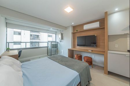 Quarto de apartamento para alugar com 1 quarto, 30m² em Santo Amaro, São Paulo