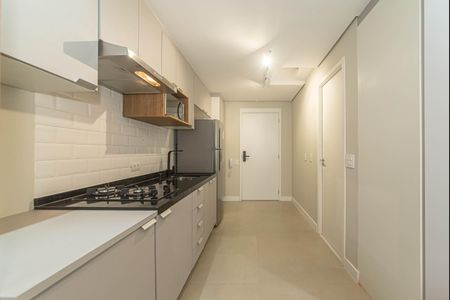 Cozinha de apartamento para alugar com 1 quarto, 30m² em Santo Amaro, São Paulo