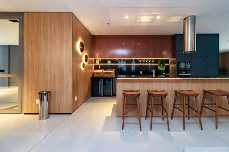 Área comum de apartamento para alugar com 2 quartos, 107m² em Jardim das Acacias, São Paulo