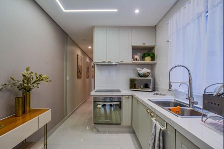 Cozinha de casa à venda com 4 quartos, 150m² em Vila Camilópolis, Santo André