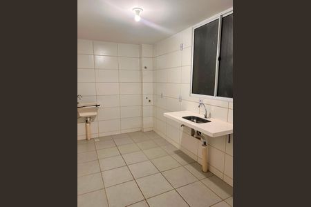 Cozinha de apartamento para alugar com 2 quartos, 43m² em Felixlândia (Justinópolis), Ribeirão das Neves