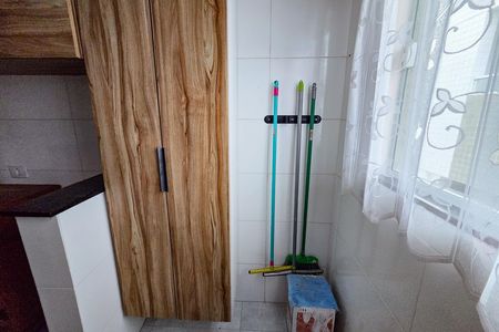 Área de Serviço de casa de condomínio para alugar com 2 quartos, 74m² em Nova Mirim, Praia Grande