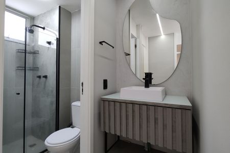 Apartamento à venda com 52m², 2 quartos e 1 vaga Apartamento à venda com 52m², 2 quartos e 1 vagaBanheiro Social