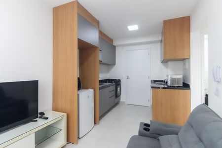 Sala - Cozinha de apartamento para alugar com 2 quartos, 34m² em Fazenda Aricanduva, São Paulo