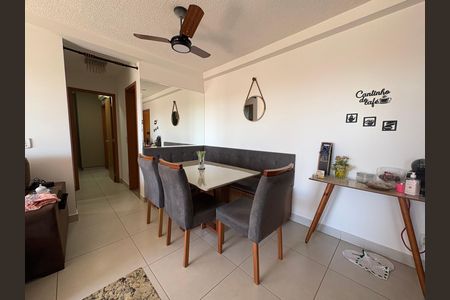 Sala de Jantar de apartamento para alugar com 2 quartos, 64m² em Vila Rosa, Goiânia