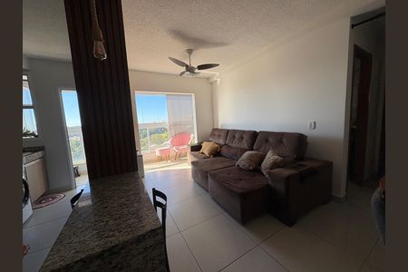 Sala de apartamento para alugar com 2 quartos, 64m² em Vila Rosa, Goiânia