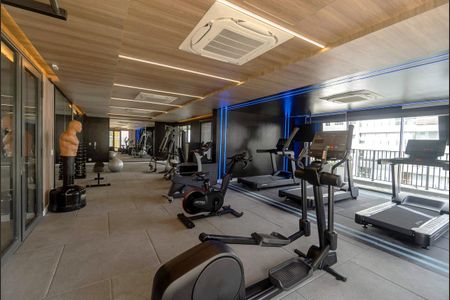 Studio para alugar com 28m², 1 quarto e sem vaga Studio para alugar com 28m², 1 quarto e sem vagaAcademia