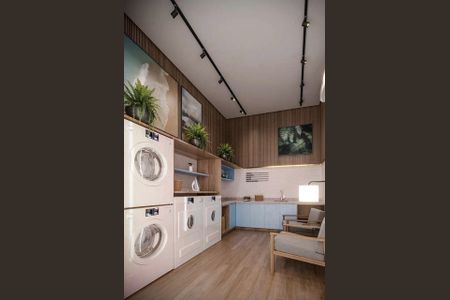 Studio para alugar com 28m², 1 quarto e sem vaga Studio para alugar com 28m², 1 quarto e sem vagaLavanderia