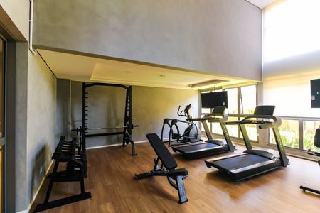 Apartamento para alugar com 40m², 1 quarto e 1 vaga Apartamento para alugar com 40m², 1 quarto e 1 vagaÁrea comum - Academia