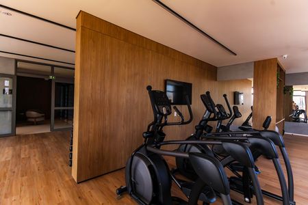 Apartamento para alugar com 40m², 1 quarto e 1 vaga Apartamento para alugar com 40m², 1 quarto e 1 vagaÁrea comum - Academia