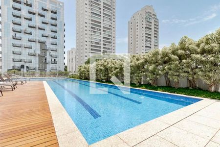 Piscina de apartamento para alugar com 1 quarto, 32m² em Santo Amaro, São Paulo
