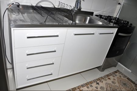 Apartamento para alugar com 65m², 2 quartos e 1 vaga Apartamento para alugar com 65m², 2 quartos e 1 vagaDetalhe - Cozinha Americana