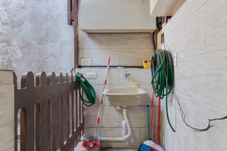 Área de Serviço de casa para alugar com 1 quarto, 90m² em Parque Sao Vicente, Mauá