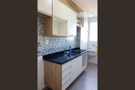 Cozinha de apartamento para alugar com 2 quartos, 44m² em Santa Maria, Osasco